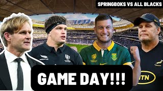 GAME DAY  SPRINGBOKS Vs ALL BLACKS [upl. by Ahsinwad498]