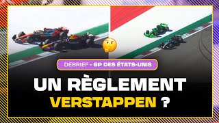 UN RÈGLEMENT VERSTAPPEN  Débrief GP des ÉtatsUnis Les Pistonnés F1 [upl. by Nylarac]