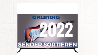 Grundig OLED TV 2022 Sender sortieren [upl. by Utica]