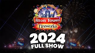 Alton Towers Fireworks 2024  Full Display 🎆✨ [upl. by Olivia479]