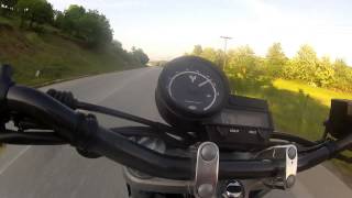 YAMAHA MT03 0 to top speed [upl. by Risteau]