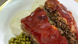 THE EASIEST AND SIMPLE WAY TO MAKE OLD SCHOOL MEATLOAFSUNDAY DINNER RECIPE IDEAS SEGMENT [upl. by Llemhar]