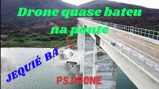 Ponte sobre barragem de pedra em JEQUIÉ BA Voo 055 [upl. by Lonne52]