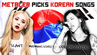 We try 3 different KOREAN songs incl SLANT  MADMANS ESPRIT  ODD EYE CIRCLE from LOONA [upl. by Arriat]