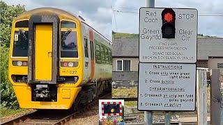 Cemmaes Road Footpath Level Crossing Powys [upl. by Aihsel436]