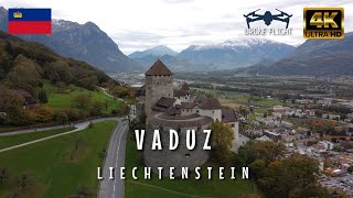 Vaduz Liechtenstein 🇱🇮  Drone Flight [upl. by Dloreg]