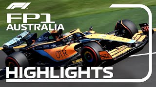 FP1 Highlights  2022 Australian Grand Prix [upl. by Dihgirb]