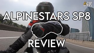 Alpinestars SP8 Motorcycle Gloves  Review [upl. by Qifar]