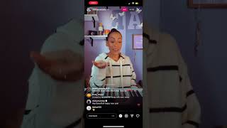 Amina Buddafly on Instagram live discussing music and album lhhny [upl. by Zuleika769]