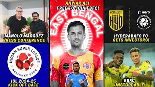 PSCs verdict on Anwar Ali ISL 202425 starting date Hyderabad FC gets InvestorsManolo Marquez [upl. by Hepsibah]