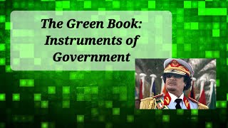 The Green Book by Muammar Gaddafi Episode 1 [upl. by Eveam]