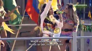 Pitbull  We Are One ft Jennifer Lopez FIFA World Cup LYRICS SONG [upl. by Fahy]