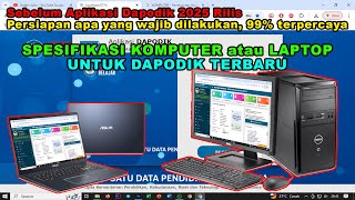 Sebelum Aplikasi Dapodik 2025 Rilis Persiapan apa yang wajib dilakukan 99 terpercaya [upl. by Batchelor556]