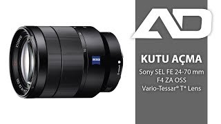 Sony SEL FE 2470 mm F4 ZA OSS VarioTessar® T Lens Kutu Açma [upl. by Ajdan878]