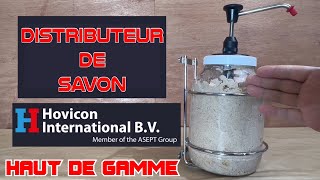 Distributeur de savon haut de gamme de chez HOVICON  Mise en service [upl. by Allicsirp]