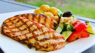 Grilled Turkey Breast Steaks  Christmas Recipe Video [upl. by Bradford]