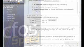 cFosSpeed 6 60 How to calibrate your Internet connection YouTube [upl. by Hadleigh360]