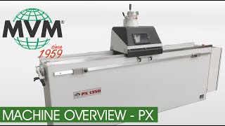 PX by MVM Affilatrice professionale lame lineariStraight knives professional grinding machine [upl. by Adyam]