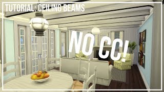 CEILING BEAMS  The Sims 4 Building Tutorial  SimmerNick [upl. by Soni]