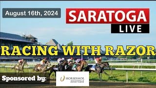 LIVE Horse Racing Handicapping  Saratoga  Colonial Downs  Gulfstream Park  Fri Aug 16th [upl. by Bernt325]