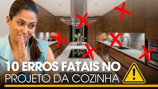 ❌Evite 10 ERROS FATAIS no Design da Sua COZINHA Guia Completo transformar a Cozinha • Larissa Reis [upl. by Alake]