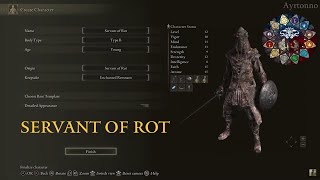 ELDEN RING  Convergence Mod Starter Class  Servant Of Rot [upl. by Noswal]