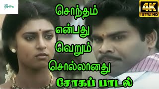 Sontham Enbathu  சொந்தம் என்பது வெறும்  Krishnaraj K S Chithra  Love Sad Song [upl. by Bertila450]