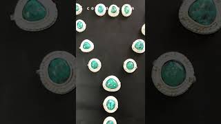 Big Turquoise Necklace Build  Jewelry Making  Silversmith Jewelry  Shorts [upl. by Sorrows701]