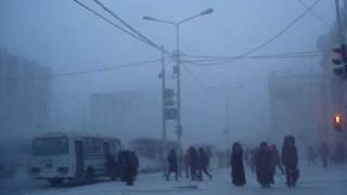 51°C in Yakutsk City Siberia  Russia Yakutsk Weather [upl. by Fonda]