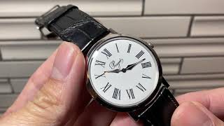 第182集 Piaget Altiplano 9P傳奇世界最薄機芯50周年復刻大明火琺瑯紀念版完美簡約黑白配 [upl. by Ennasus]