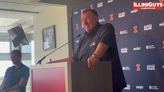 PreWeek 3 vs Central Michigan Illinois Head Coach Bret Bielema Media Conference  Sept 9 2024 [upl. by Notnert]