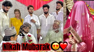 Nikah Hogaya Bhai Or Bhen Ka 😍 Fokats ke Ghar Ki Shaadi  Fokats  Abresh amp Zeeshan [upl. by Peti]