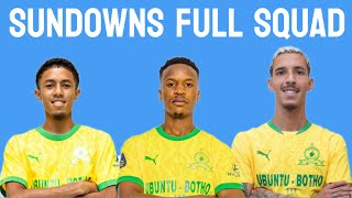 Mamelodi Sundowns Full Squad for 20242025 Season [upl. by Reema]