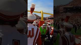 UW Marching Band Runon POV  Wisconsin v Alabama 9142024 [upl. by Yuhas191]