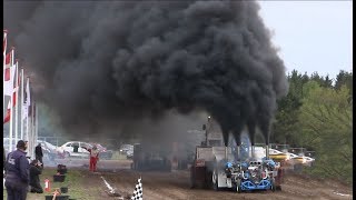 The Most Smoking Tractor Puller in The World  SLÆDEHUNDEN  Danish Tractor Pulling [upl. by Ellenaj]