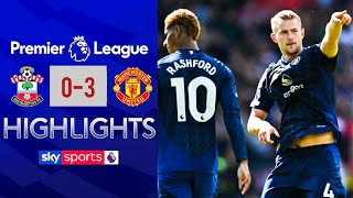 Southampton vs Manchester United 02 Highlights  Premier League  De Ligt Goal Rashford Goal [upl. by Manthei229]