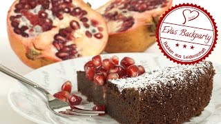 Schokoladenkuchen  Granatapfelherz  Pornokuchen  Valentinstag  Herzkuchen  Backen EvasBackparty [upl. by Atnwahs]