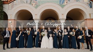 Mollie amp Christophers Wedding Film  Holy Trinity Greek Orthodox Church amp Arts District Mansion [upl. by Dinnie]