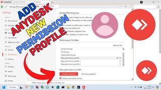 How to add profile in AnyDesk application [upl. by Armington]