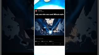 Only one who can used Minato style 😱anime animeedit narutoedit trendingshorts 1mshortsfeed [upl. by Myrah]