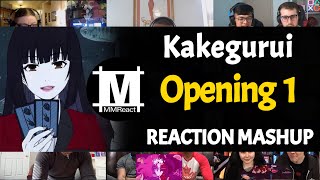 Kakegurui Opening 1  Reaction Mashup [upl. by Harding]