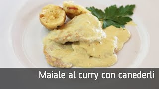 Maiale al curry con canederli [upl. by Notyal]