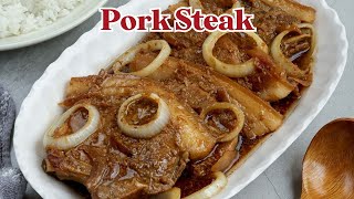 Pork Bistek  Filipinostyle Pork Steak [upl. by Terence30]