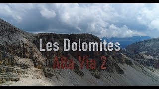 Hiking the Dolomites Alta Via 2 2017 Full 4k  Part 13  Phantom 4 Pro  GoPro Hero 5 [upl. by Rogerson401]