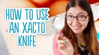 How to Use an Xacto Knife [upl. by Keiko]