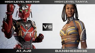 A1AJ2 Sektor vs Banshee8036 Tanya High Level Ranked Match Mortal Kombat 1 [upl. by Hogarth]