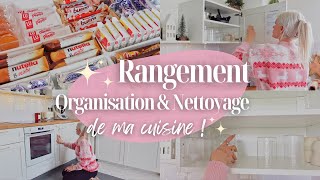 ORGANISATION  RANGEMENT  NETTOYAGE DE MA CUISINE 🫧🧼 Motivation • Ménage • Clean with me [upl. by Dirk526]