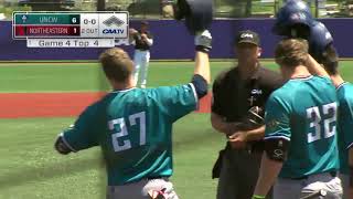 UNCW Baseball Highlights  CAA Tournament GM2 Northeastern  May 24 2018 [upl. by Akerahs]