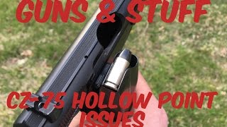 CZ75 hollow point issues and Mecgar magazine test [upl. by Sharyl]