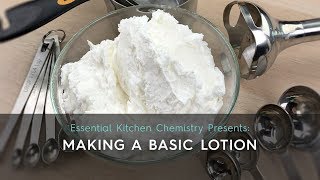 How to Guide Making a Basic Lotion [upl. by Tongue]